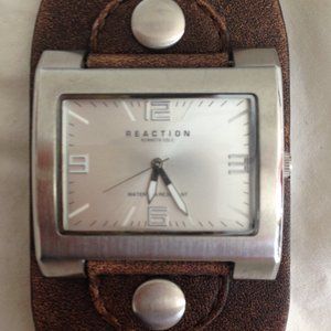 Kenneth Cole, Reaction ,Used Leather Band watch